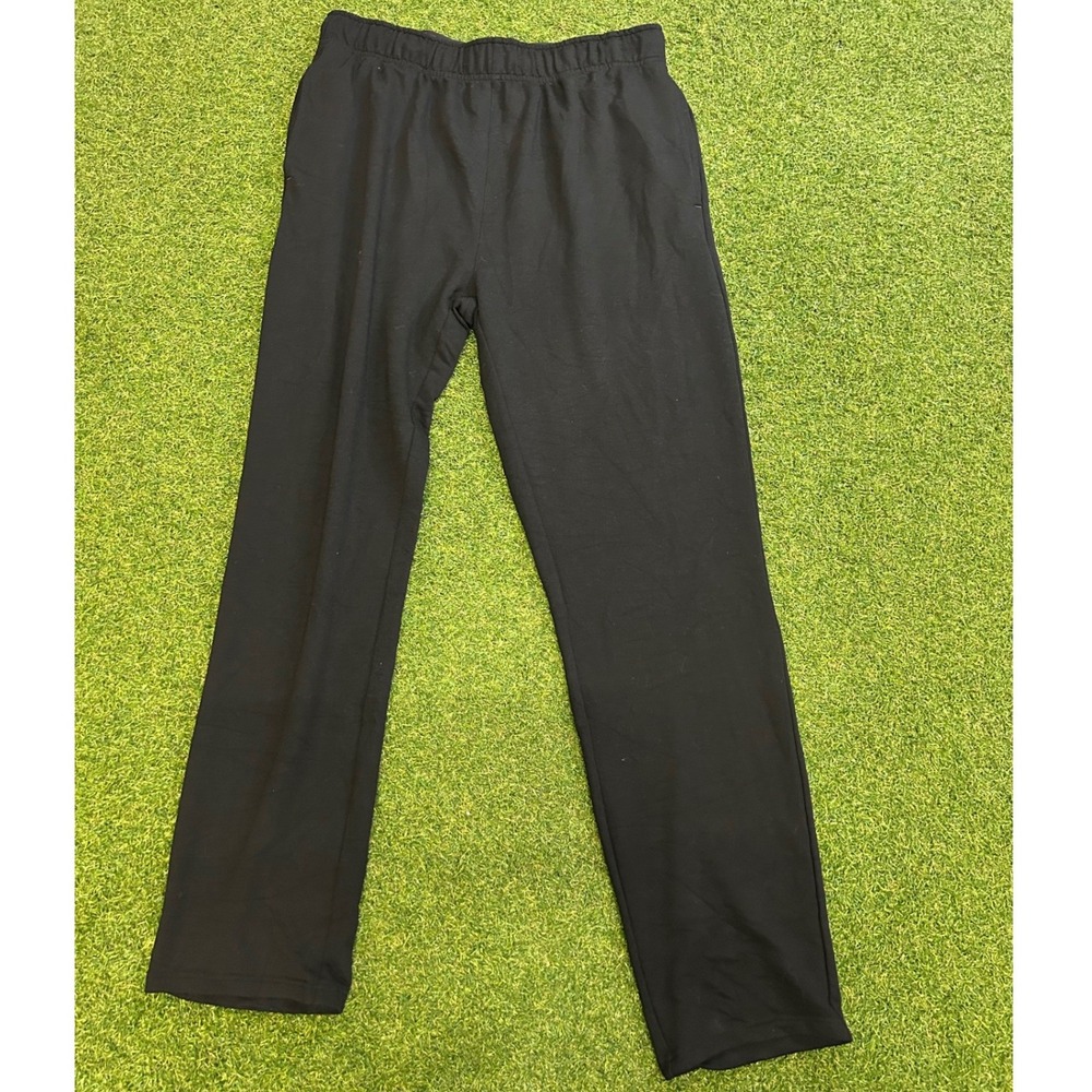 Orvis Classic Collection Mens Black Lounge Pants Elastic Waist Size Large